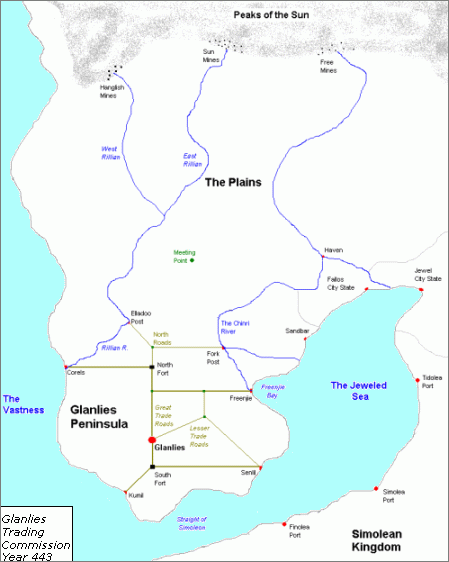 Commission Map of the Peninsula of Glanlies