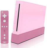 Nintendo Wii dressed in pink