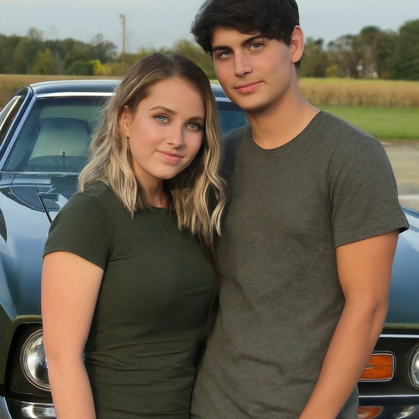 Marcia and Darryl with Mustang.jpg