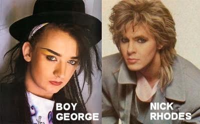 Boy George and Nick Rhodes