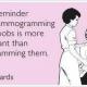 Mammogram vs Instagram