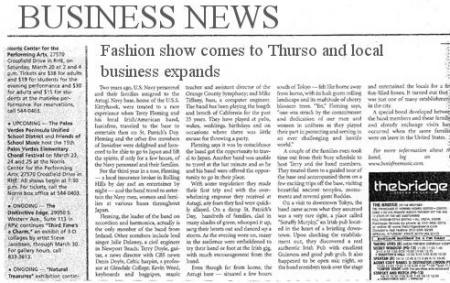 Thurso Echo newspaper business page